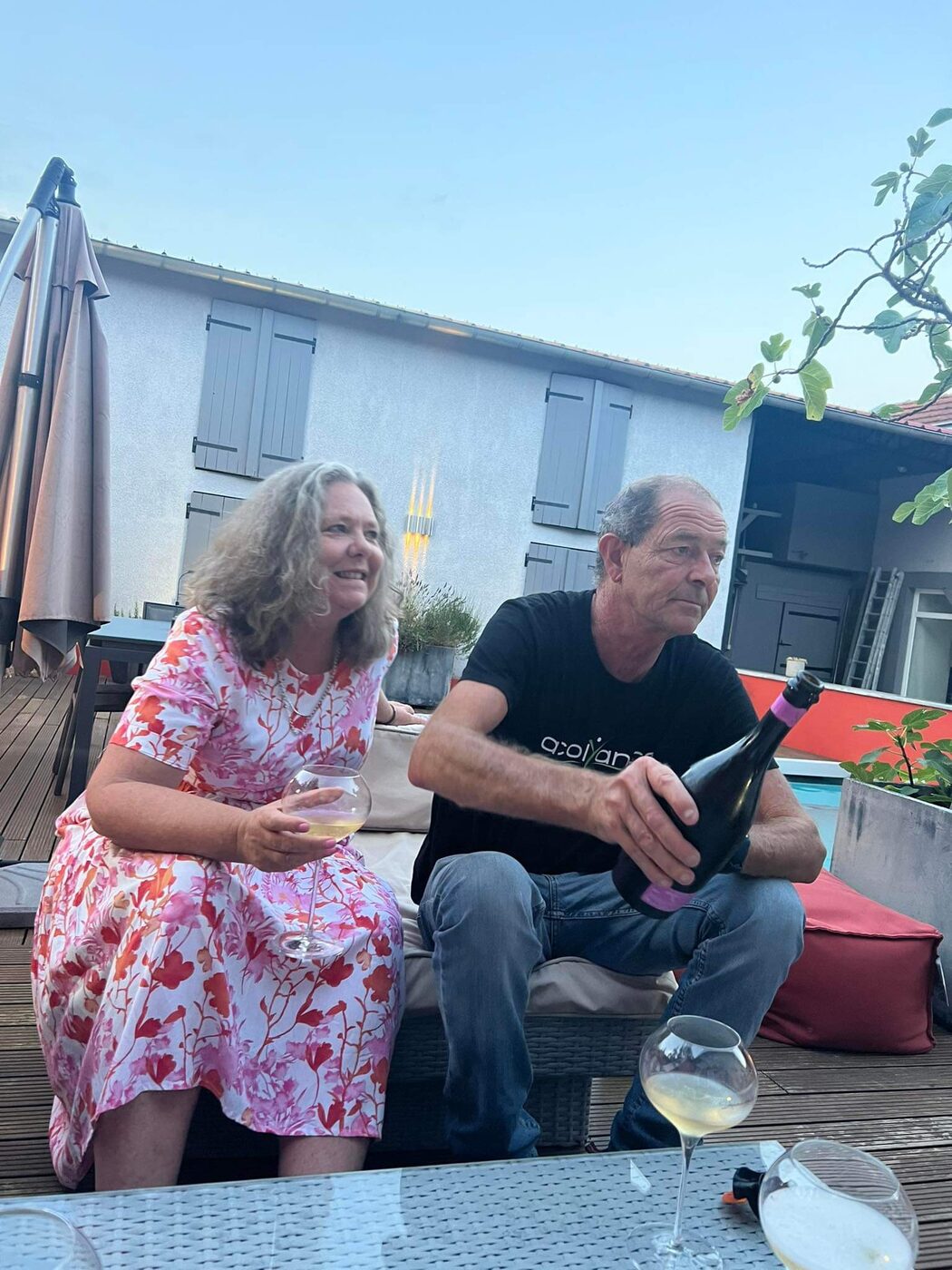 Mum in floral dress