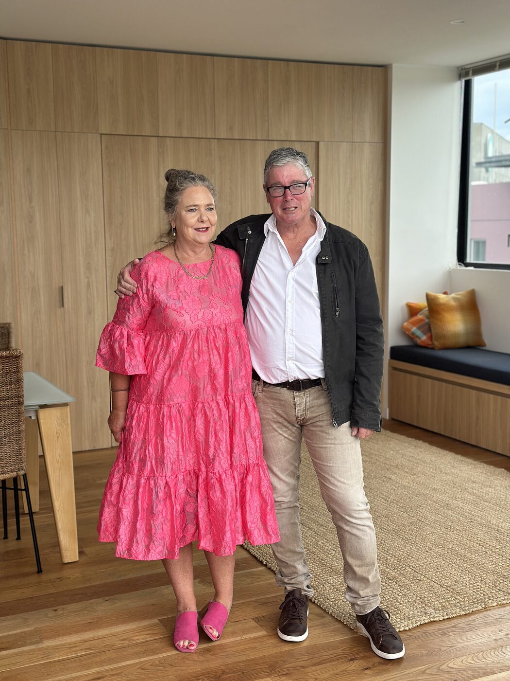 Mum in pink