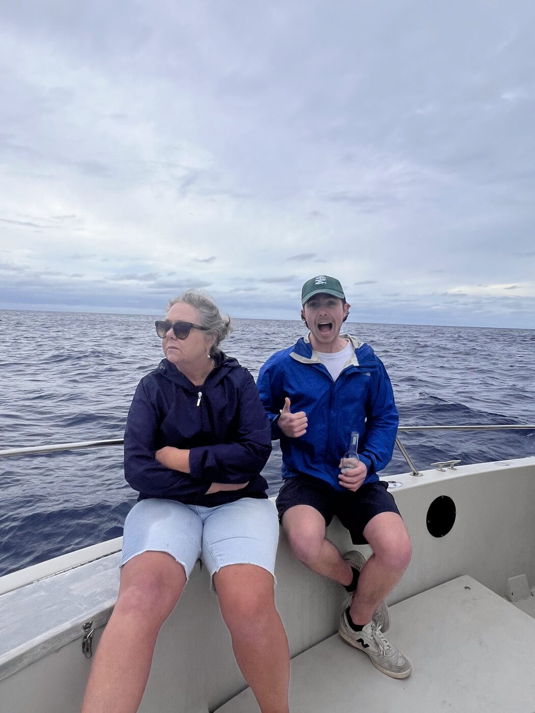 Out at sea